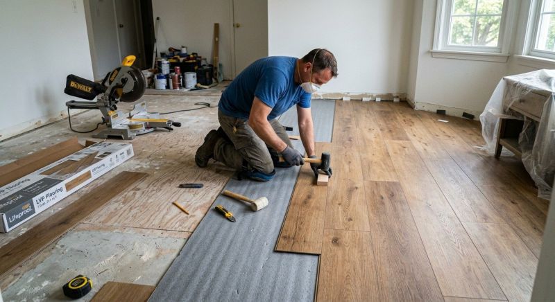 Vinyl Floor Remodeling