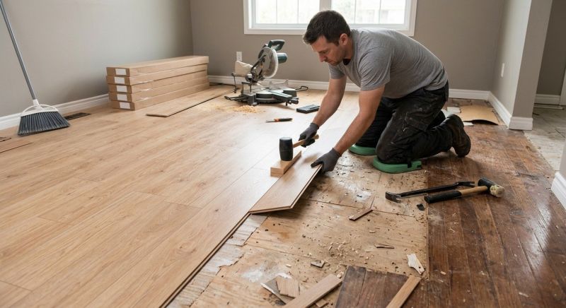 Laminate Floor Installation in Peyton, CO