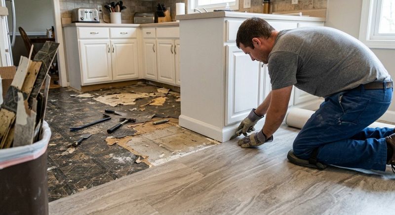 Linoleum Floor Installation in Larkspur, CO