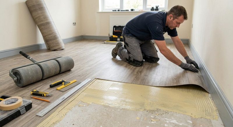 Sheet Flooring Installation in Monument, CO