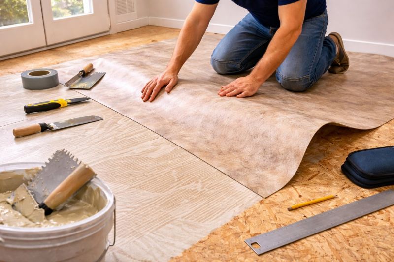 Sheet Vinyl Installation in Elizabeth, CO