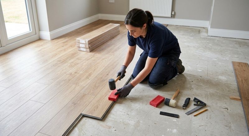 Vinyl Plank Floor Installation in Monument, CO